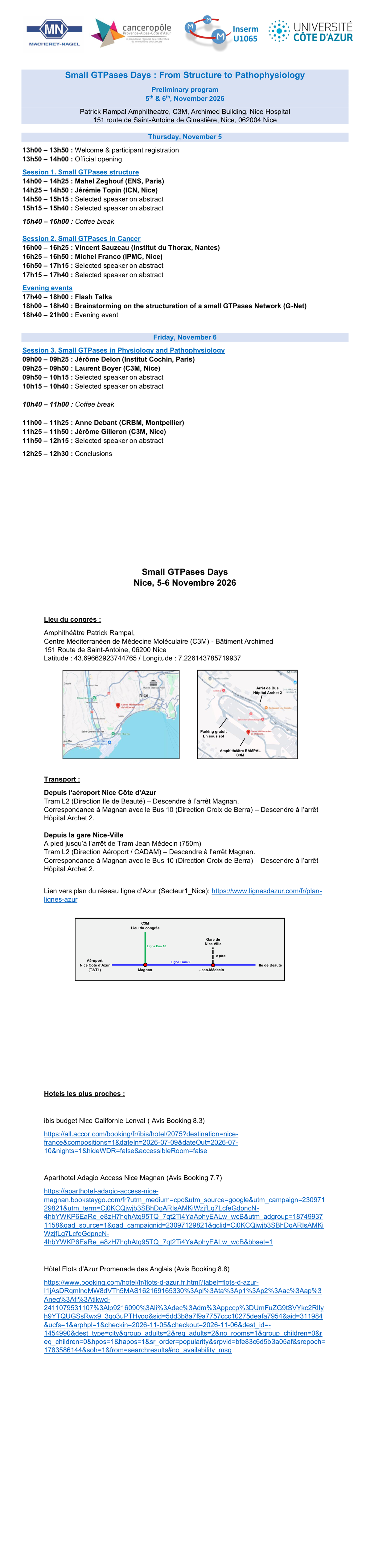 Small GTPases Days 2026 - Molecular Switches in Health and Disease